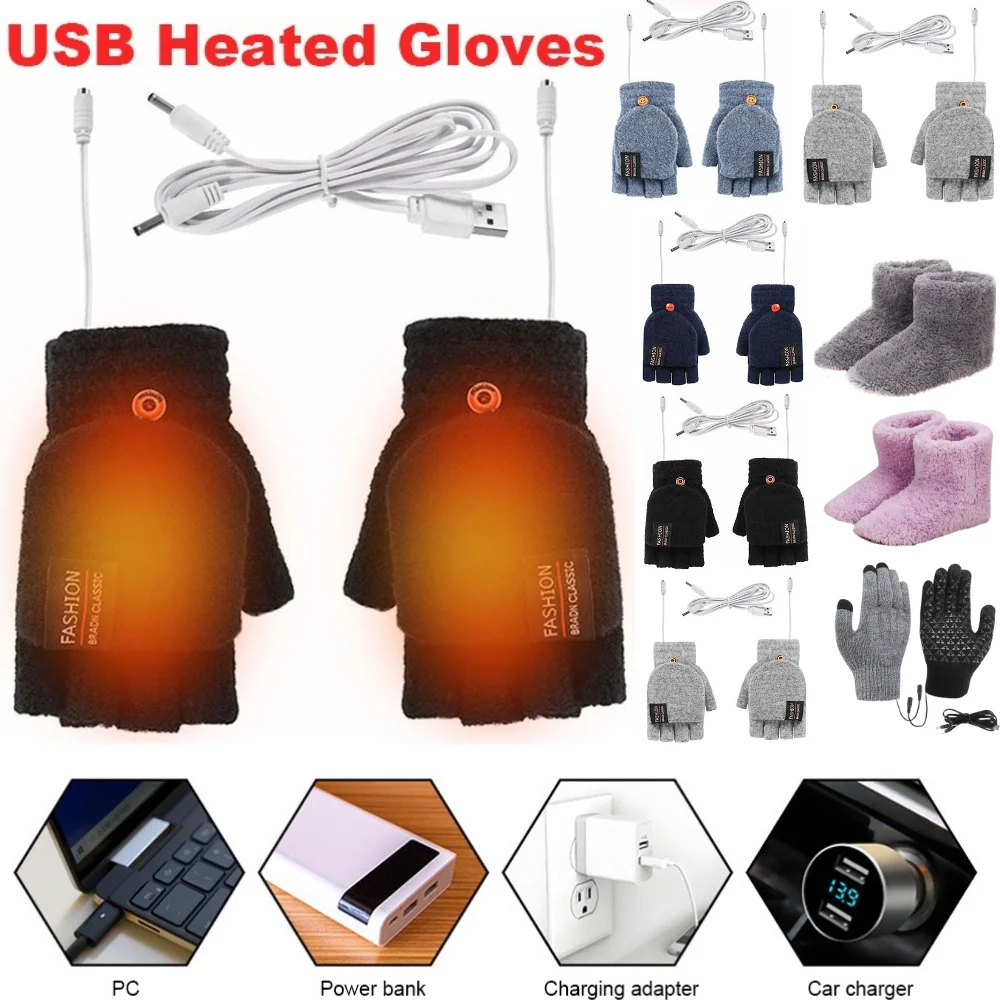 USB Electric Heated Gloves Win - Touch Screen Gloves review and price